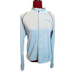 Champion Mint Blue Running Jacket Size Medium